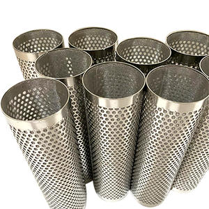 Tubo de filtro de Metal perforado, 20 50 100 200 201 micras de acero inoxidable 304 316 - Product Image 4
