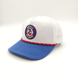 Gorra de Béisbol Deportiva Personalizable con Orificios Cortados con Láser, Tela de Poliéster/Algodón, Cierre Trasero Ajustable - Product Image 3
