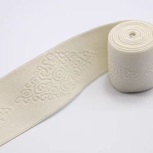 <span class=keywords><strong>Jacquard</strong></span> Nổi Logo Đàn Hồi Webbing <span class=keywords><strong>Polyester</strong></span> Nylon Đồ Lót Băng Đàn Hồi Ban Nhạc Dây Thắt Lưng - Product Image 2