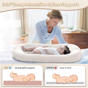 Giường sơ sinh di động, giường mềm chống nhổ, cũi, tổ ngủ di động - Product Image 5