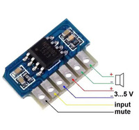 Module d'amplificateur de classe AB NS8002, mini amplificateur mono basse tension DC 3V pour système audio DIY, 5/10 pièces