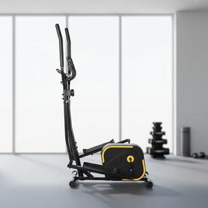 <span class=keywords><strong>Vélo</strong></span> <span class=keywords><strong>elliptique</strong></span> à résistance magnétique manuelle à roues <span class=keywords><strong>avant</strong></span> en acier, affichage intelligent avec bouton rotatif, design durable et écologique, pour usage domestique - Product Image 6