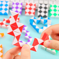 Cube Magique Serpent Règle 24 Wedges Twist Puzzle Drôle Main Spin Anti-stress Toysmagic Serpent Cube Jeu Serpent Jouets