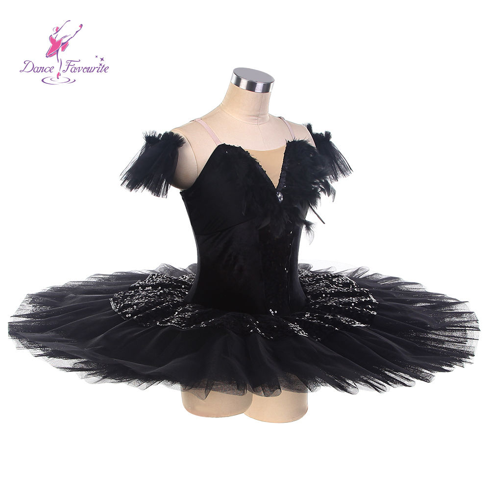 Black Velvet Ballet Tutu - Elegant Dancewear for Adults