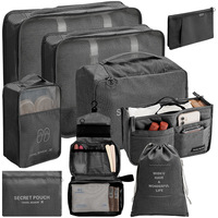 Cubes d'emballage pour voyage 8 pièces ensemble de Cubes de voyage organisateur de valise pliable ensembles de bagages pliables Cube d'emballage
