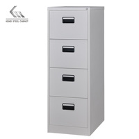 Armoire de classement latérale en acier pour bureau, personnalisable, facile à assembler, armoire de classement verticale en métal à 4 tiroirs