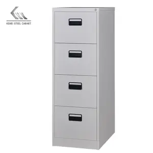 Armário de aço para gavetas do escritório, armazenamento fácil personalizado, vertical, metal, 4, gavetas, gabinete de aço