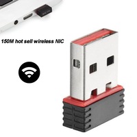 Adaptador USB Inalámbrico 2.4G 150Mbps, Receptor y Transmisor WiFi Portátil, Plug and Play, Adaptador de Red Externo para Computadora Portátil