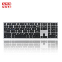 Produsen Kustom Baru Gunting Mini Baterai 2*AAA Bahan ABS Tahan Air Ultra Tipis Keyboard Nirkabel 2,4G K435 untuk & iOS
