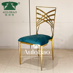 Venta al por mayor moderna de acero inoxidable camaleón comedor Silla de boda para la novia y el novio para Hotel y uso doméstico - Product Image 1