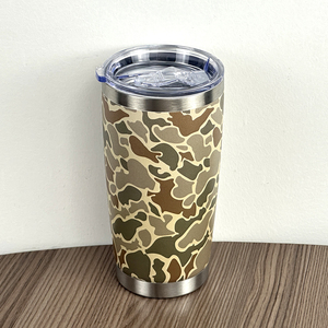 Vaso Térmico Personalizado de Acero Inoxidable 304 de 20oz con Diseño Camuflaje Original, Venta al por Mayor, <span class=keywords><strong>Taza</strong></span> de Café de Doble Pared con Aislamiento al Vacío y Tapa, <span class=keywords><strong>Taza</strong></span> de Viaje - Product Image 4