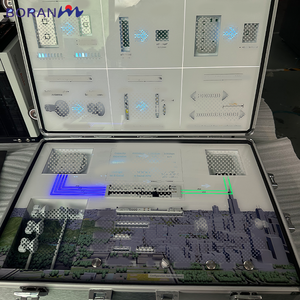 ชุดสาธิตการสื่อสารด้วยไมโครเวฟแบบพกพาพร้อมแบบจำลองแผนผังเมืองสำหรับการวางแผนเครือข่าย 5G และการฝึกอบรม การพิมพ์แบบระเหิดสี - Product Image 2