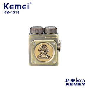 เครื่องโกนหนวดไฟฟ้าเคเมอิ เคเอ็ม-1318 เครื่องตัดขนเคราแบบหมุนสำหรับผู้ชายแบบกันน้ำแบบชาร์จไฟได้แบบพกพาพร้อมอายุการใช้งานแบตเตอรี่ 60 นาที - Product Image 2