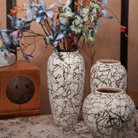 Vase en céramique, Jardinières en céramique, Décoration de vase pour la maison, Pot de fleurs en céramique