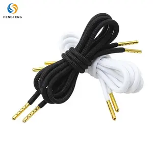 High quality custom shoelace tips metal aglets custom round shoelaces metal shoe lace end custom shoelace aglet