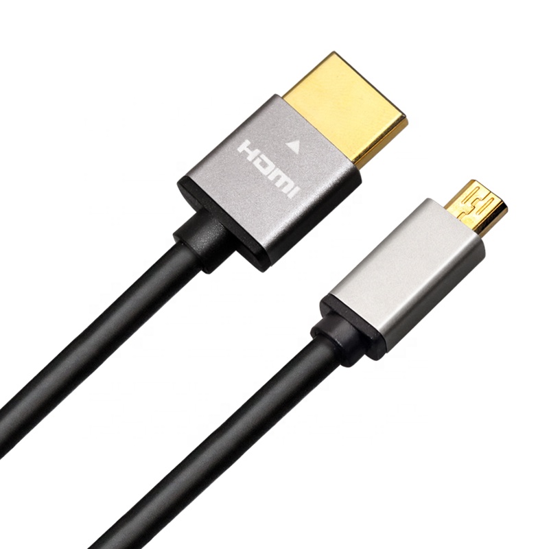 Высокоскоростной кабель 4K 3D micro Type D HDMI с золотым разъемом