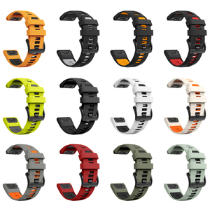 Bracelet en silicone Fenix8 22mm 26mm QuickFit pour montre connectée Garmin Fenix 8 <span class=keywords><strong>Pro</strong></span> 47mm 51mm E 7 7X 6 6X 5 5X/Epix <span class=keywords><strong>Pro</strong></span>/Enduro 3/<span class=keywords><strong>970</strong></span> - Product Image 3