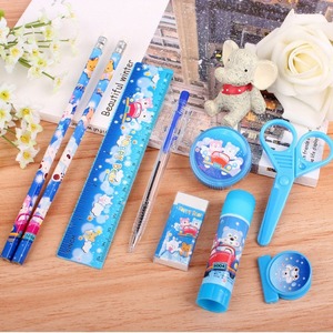 Coffret Cadeau de Papeterie en PVC Rose/Bleu avec Porte-Monnaie Intégré pour Remise de Diplôme, Rentrée Scolaire, <span class=keywords><strong>Halloween</strong></span> et Événements Professionnels - Product Image 3