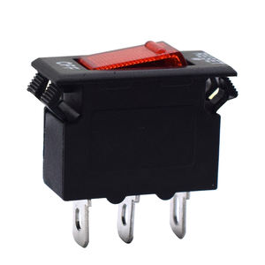 IM-002 सर्किट ब्रेकर 3PIN ऑन-ऑफ 10A रोशनी के साथ प्रबुद्ध थर्मल रेड रॉकर ओवरलोड रक्षक स्विच - Product Image 4