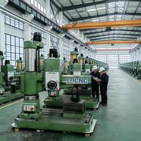 Mesin Bor Radial Hidrolik Heavy Duty Z30100 Diameter Pengeboran Maksimum 100mm untuk Pemrosesan Logam