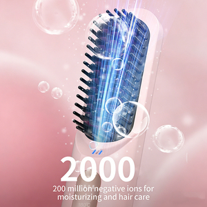 Brosse lissante sans fil de bonne qualité, lisseur électrique pour cheveux, peigne sans fil pour usage domestique - Product Image 6