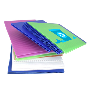Lightweight Recyclable PP Hollow Sheet Polypropylene Hollow <b>Panel</b> For Outdoor Advertising Billboard Shop <b>Window</b> Display - Product Image 1