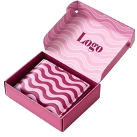 Boîtes d'expédition en carton ondulé écologiques avec impression de logo personnalisé, boîtes en papier, emballage pour cosmétiques et parfums