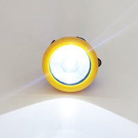 Lampada Frontale Ricaricabile a LED per Minatori, Luce da Cappello per Elmetto da Lavoro