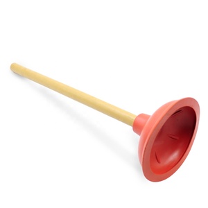 Herramientas de limpieza para el hogar, tamaño personalizado, mango redondo de madera, bomba de succión, <span class=keywords><strong>desatascador</strong></span> de inodoro - Product Image 6