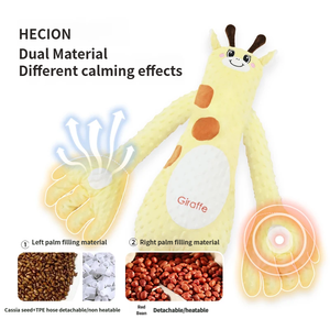 Juguete <span class=keywords><strong>de</strong></span> Peluche Relajante <span class=keywords><strong>para</strong></span> Bebés Recién Nacidos HECION, Ayuda <span class=keywords><strong>para</strong></span> <span class=keywords><strong>Dormir</strong></span> Anti-Susto, Perfecto <span class=keywords><strong>para</strong></span> Abrazar, Morder y Confortar a los Bebés - Product Image 6