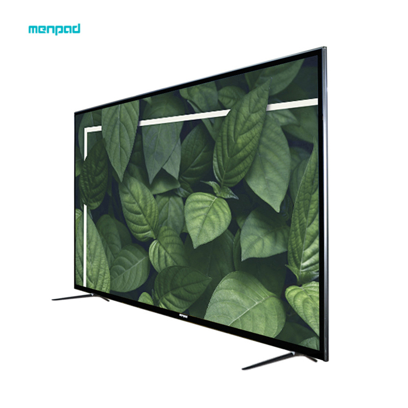 Aimenpad televisão smart 4k espelhamento ultra fino, 55 polegadas, à prova de explosão, android, 3d, som, vidro temperado, led fhd tv