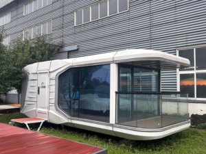 スペースカプセルモバイルハウス茶室屋外風光明媚なスポットステーションアップル倉庫インターネット有名人ラウンジコンテナ - Product Image 3