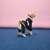 Imperméable réfléchissant en nylon pour l'hiver, col roulé zippé, pour chiens de grande taille, lévriers, boxeurs, 5XL 6XL