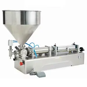 Semi Automatic 50 500ml Vial Pneumatic Paste Tube Filling Machine for Toothpaste Food Paste Automatic Filling Machine
