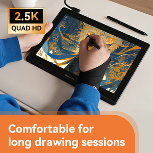 Tableta Gráfica DigiDraw <span class=keywords><strong>con</strong></span> <span class=keywords><strong>Pantalla</strong></span> de 13.3 Pulgadas, Ultrafina, Profesional, <span class=keywords><strong>con</strong></span> 16384 Niveles de Presión - Product Image 3