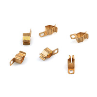 Connecteurs électroniques en cuivre personnalisés, ressorts de contact, bornes électriques en laiton OEM, clips de connexion en tôle pour appareils électroniques, marque Weichi
