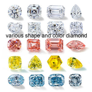 Boucles d'oreilles pendantes en or avec diamants de laboratoire de forme poire et ronde, <span class=keywords><strong>prix</strong></span> de gros avantageux - Product Image 3