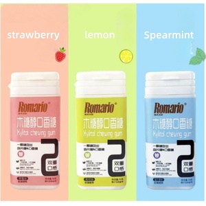 <span class=keywords><strong>Chewing</strong></span>-<span class=keywords><strong>gum</strong></span> OEM sans sucre gomme à mâcher saveur <span class=keywords><strong>citron</strong></span> frais xylitol 30g - Product Image 2