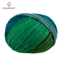 Charmkey Cheap Price Dyed Knitting Natural Pure 100% Cotton Wool Spun Yarn for Hand Knitting or Crochet