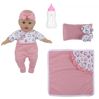 MILI 12 pulgadas IC-Free algodón acolchado Terry Cloth pijama muñeca educativa PVC simulación muñeca juguete para niñas