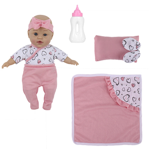 MILI-Poupée pyjama en coton rembourrée sans IC <span class=keywords><strong>de</strong></span> 12 pouces, jouet éducatif en PVC pour filles - Product Image 3