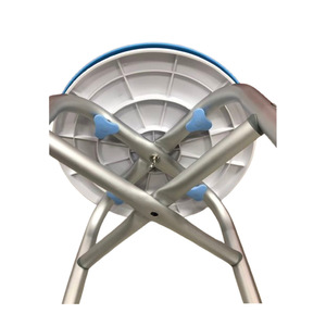 Vikangsheng – tabouret de douche en alliage d'aluminium, 40x9x34cm, bleu royal, chaise de salle de bain rotative antidérapante pour personnes âgées et femmes enceintes - Product Image 3