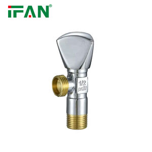 Harga Komersial IFAN OEM Buka Cepat Katup Sudut 90 Derajat Katup Berhenti Sudut Toilet 1/2 - Product Image 1