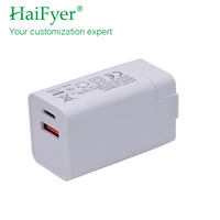 Adaptateur de chargeur PD rapide USB C certifié UL62368 5V3A 9V2A 12V1.5A 15V2A CE GS Qc 3.0 certifié OTP 18W 20W 30W US EU UK AU QC