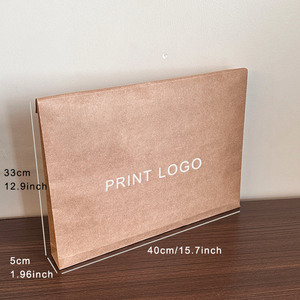 Petites commandes de logo personnel imprimé acceptable sur enveloppes en papier kraft sacs à vêtements personnalisés pour jupes de bébé - Product Image 4