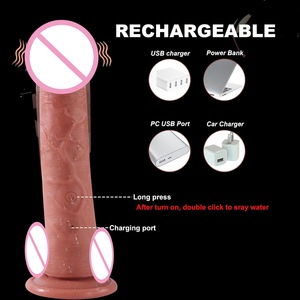 Dildos Realistas con Función de Rociado de Agua, Masturbadores Eléctricos Inalámbricos, Juguetes de Masturbación Unisex, Juguetes Sexuales Gay, Novedades para Adultos - Product Image 5