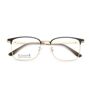 Montures de lunettes pour hommes en Ni-Titane, rectangulaires, monture complète, antidérapantes, 34509, origine Danyang - Product Image 1