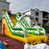 Toboggan gonflable de haute qualité à motif de fruits pour enfants, équipement d'amusement