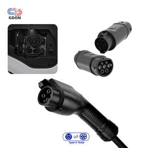 Gdon J1772ไปยัง Type 2อะแดปเตอร์32A 250V AC EV ชาร์จแปลง1ถึง <span class=keywords><strong>mennekes</strong></span> SAE J1772 evse สำหรับยานพาหนะไฟฟ้าระดับ2 - Product Image 3