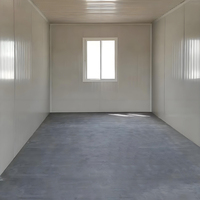 Petite maison sur roues bon marché Preuve des ouragans Petite maison préfabriquée en conteneur de 20 pieds